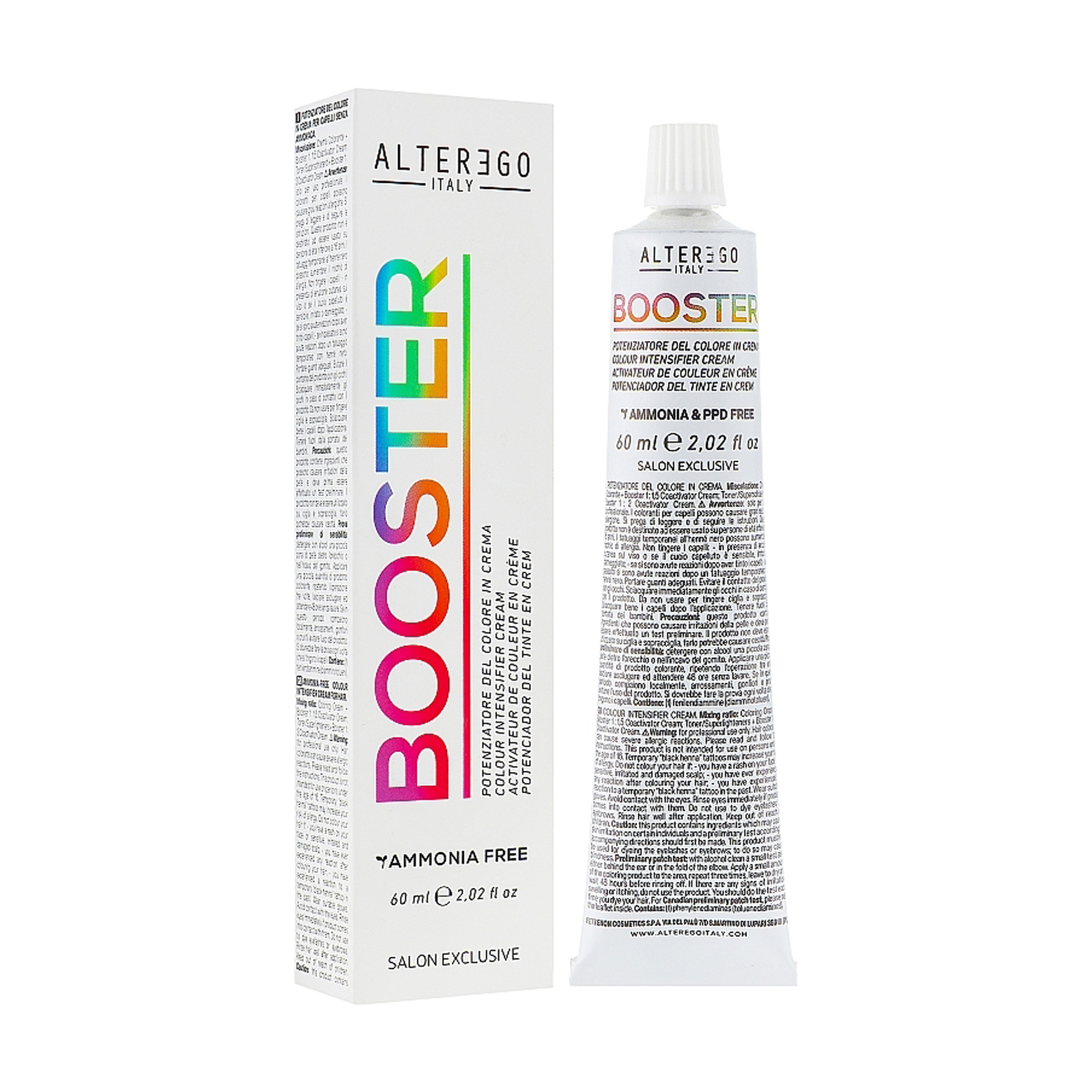 Безаміачний крем-бустер для фарбування волосся Alter Ego Booster Yellow, 60 мл